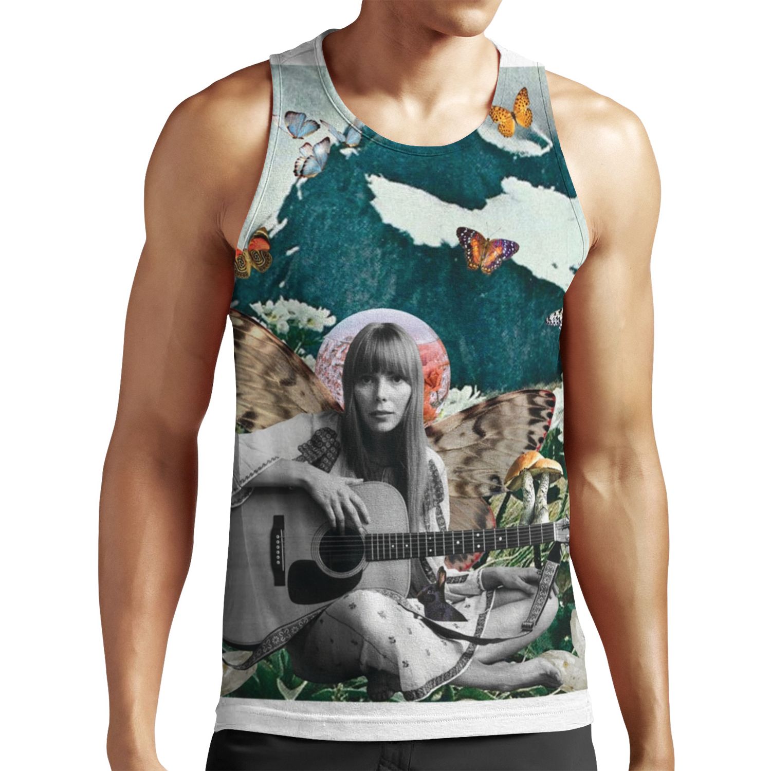 Joni Mitchell Classic All-over-print Unisex Tank Top