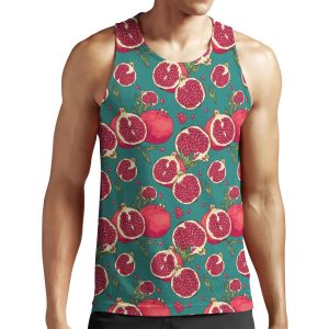 Juicy Pomegranate Fruits All-over-print Unisex Tank Top