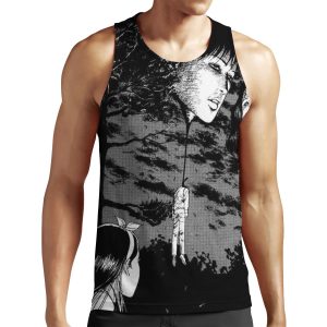 Junji Ito Floating Heads All-over-print Unisex Tank Top
