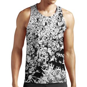 Junji Ito Mix Collage All-over-print Unisex Tank Top