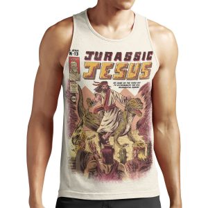 Jurassic Jesus All-over-print Unisex Tank Top