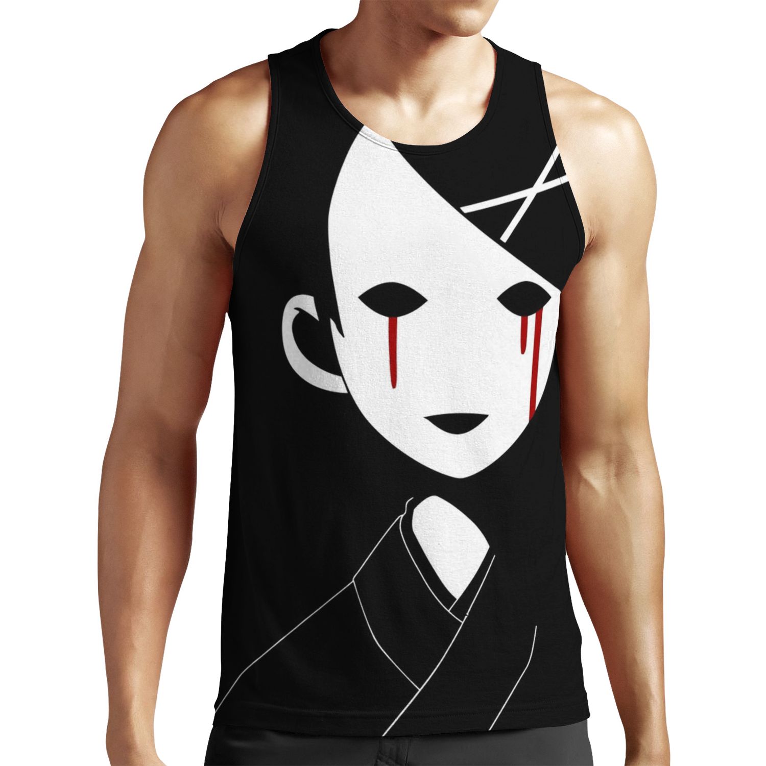 Kafka Crying Blood Sayonara Zetsubou Sensei All-over-print Unisex Tank Top