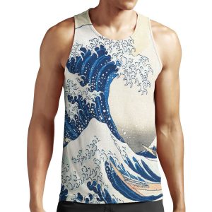 Kanagawa Wave Japanese Wave All-over-print Unisex Tank Top