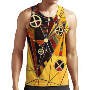Kandinsky In The Network Colorful Abstract Art All-over-print Unisex Tank Top