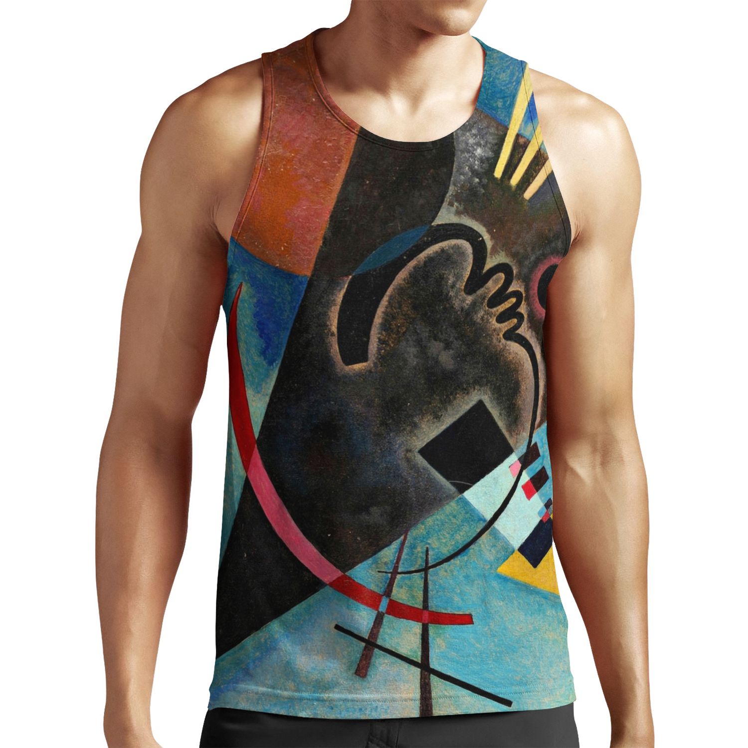 Kandinsky Pointed And Round Abstract Art All-over-print Unisex Tank Top