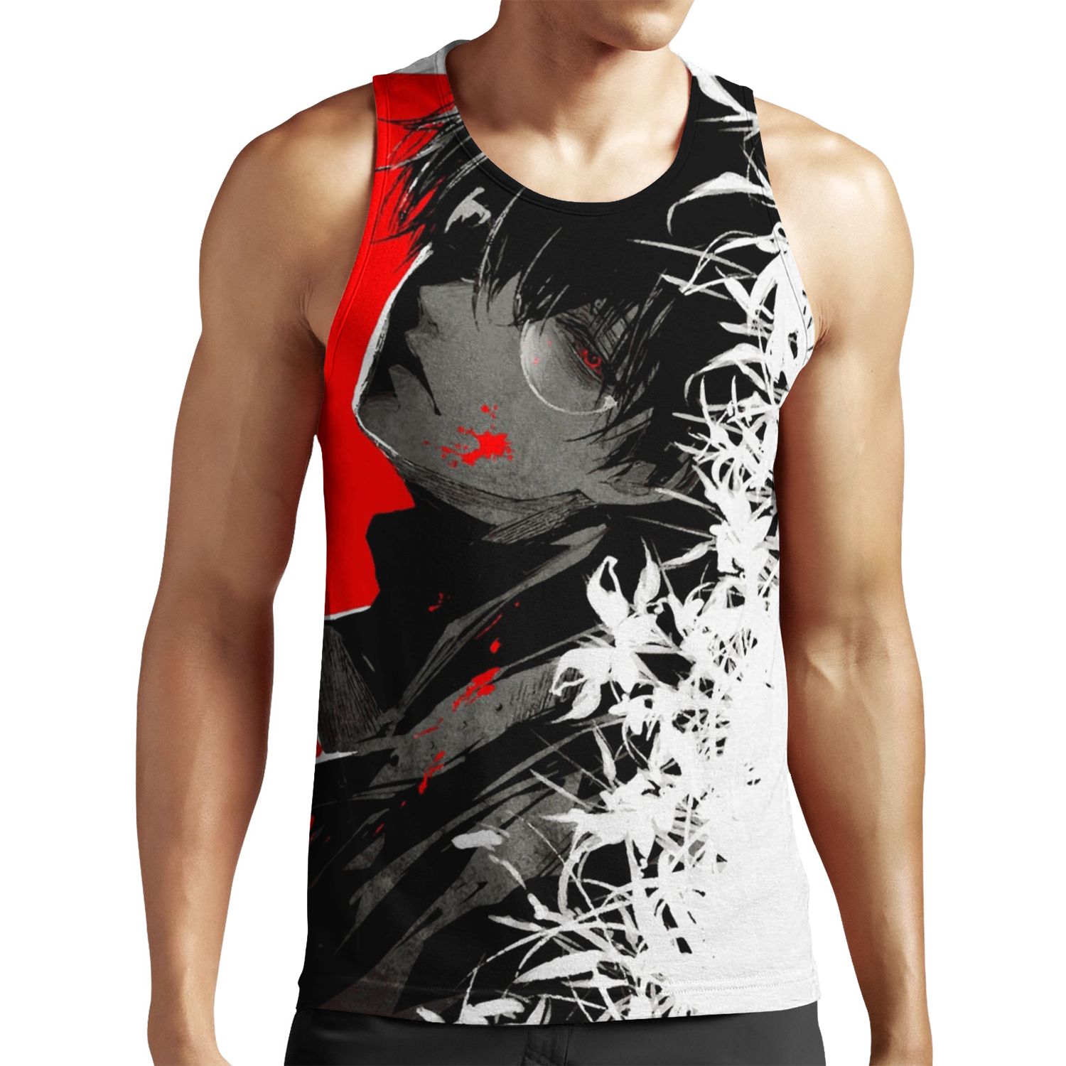 Kaneki Black Reaper All-over-print Unisex Tank Top
