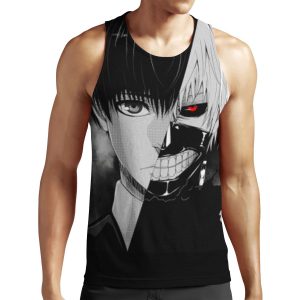 Kaneki Ghoul All-over-print Unisex Tank Top