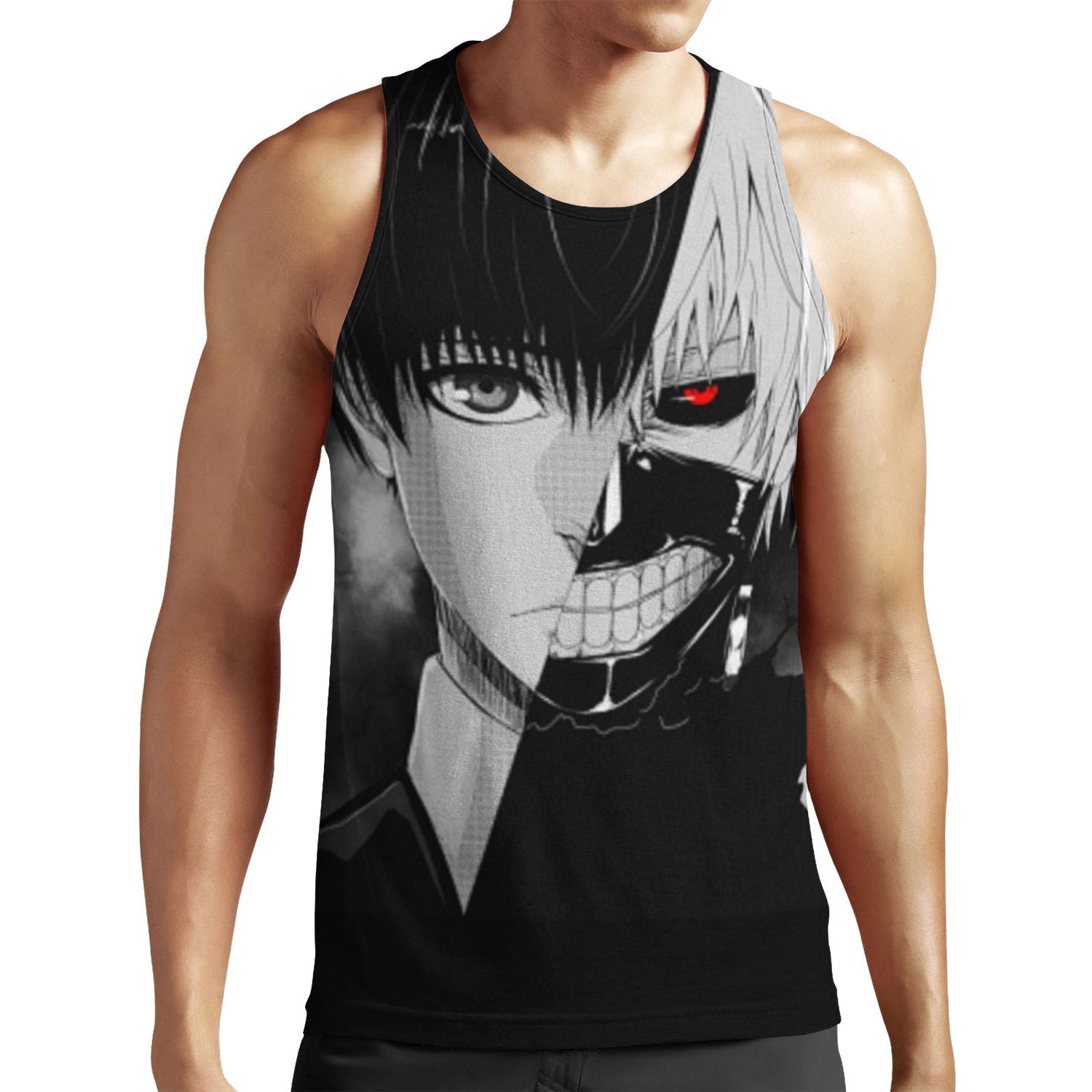 Kaneki Ghoul All-over-print Unisex Tank Top