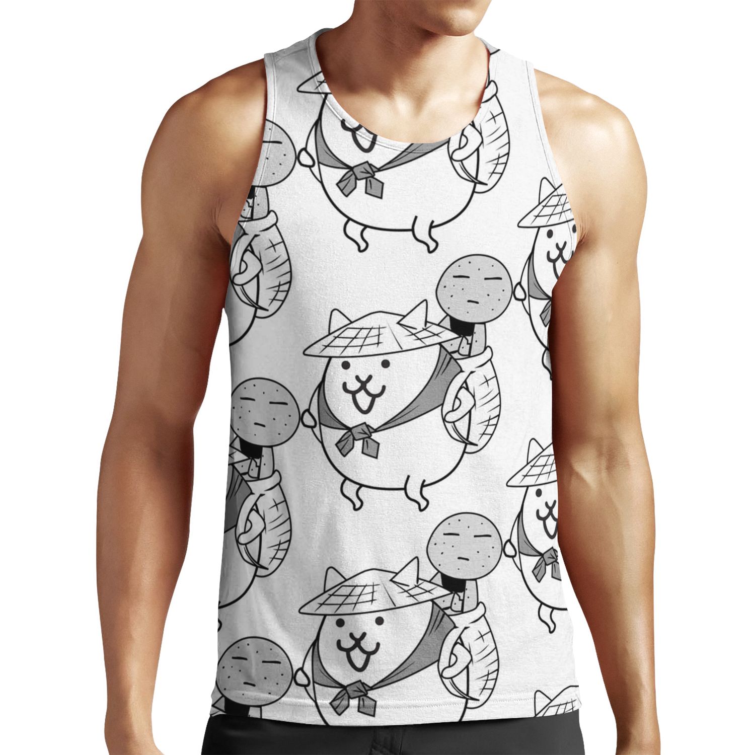 Kasa Jizo Uber Rare Cat Battle Cats All-over-print Unisex Tank Top