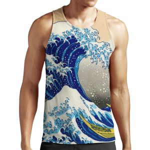Katsushika Hokusai The Great Wave Of Kanagawa All-over-print Unisex Tank Top