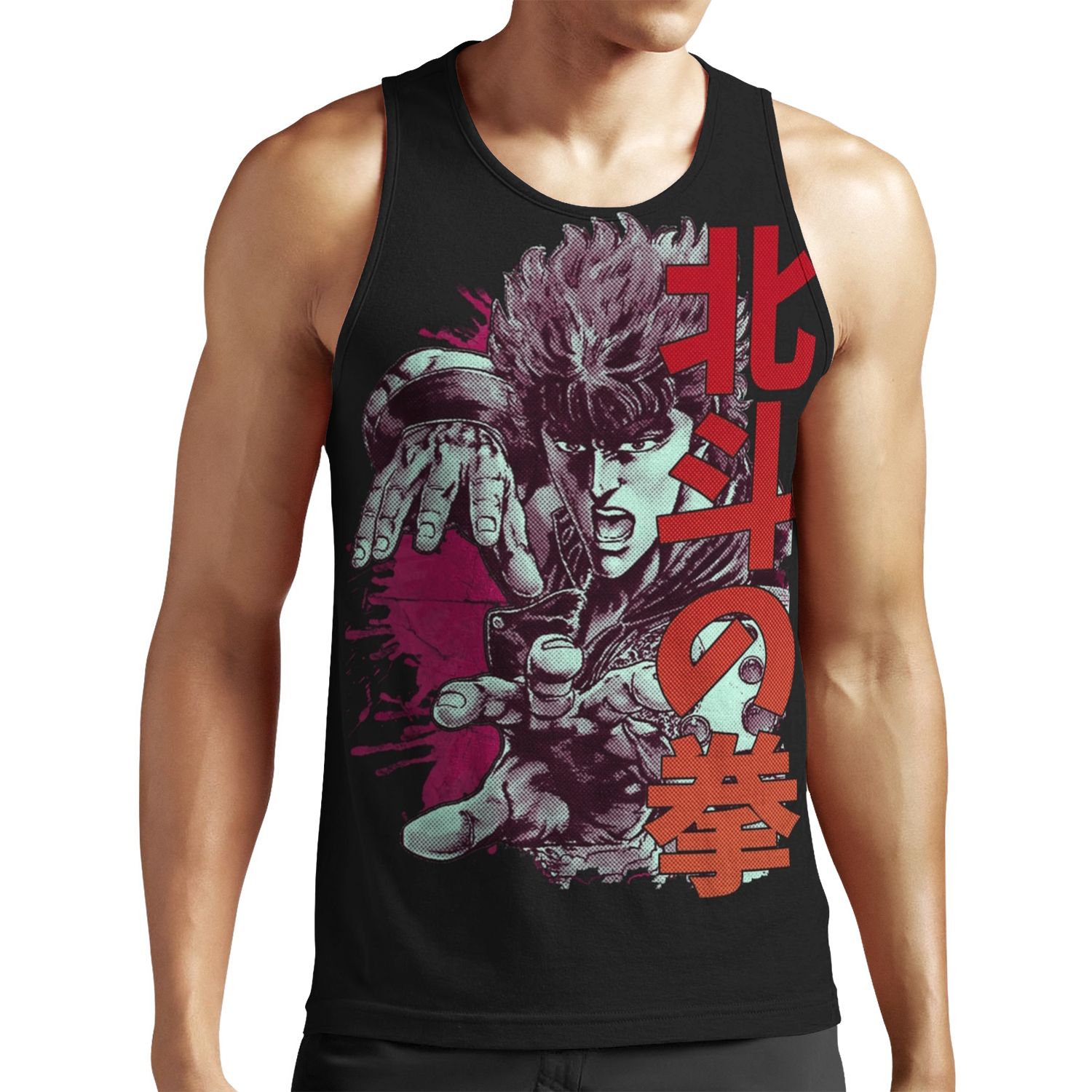 Kenshiro 02 All-over-print Unisex Tank Top