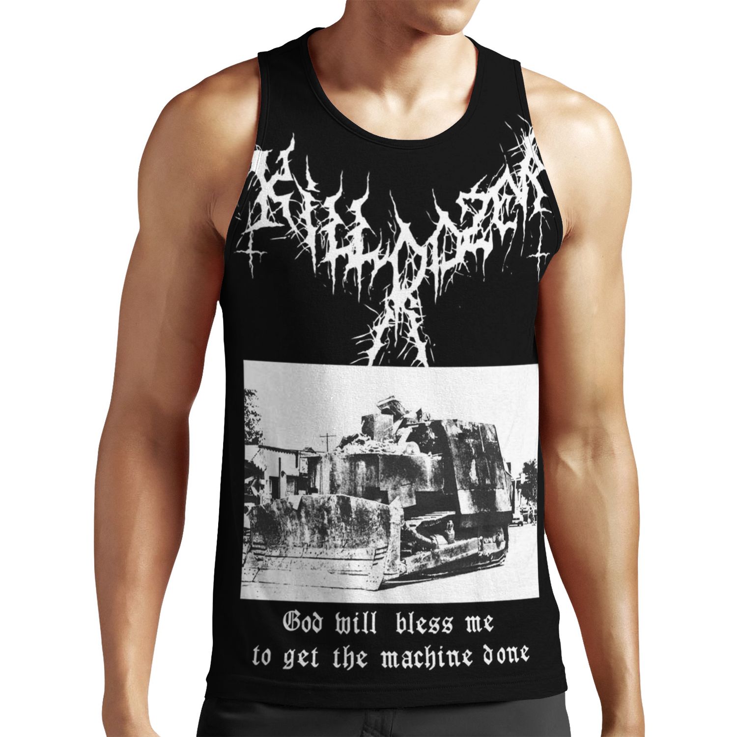 Killdozer Black Metal All-over-print Unisex Tank Top