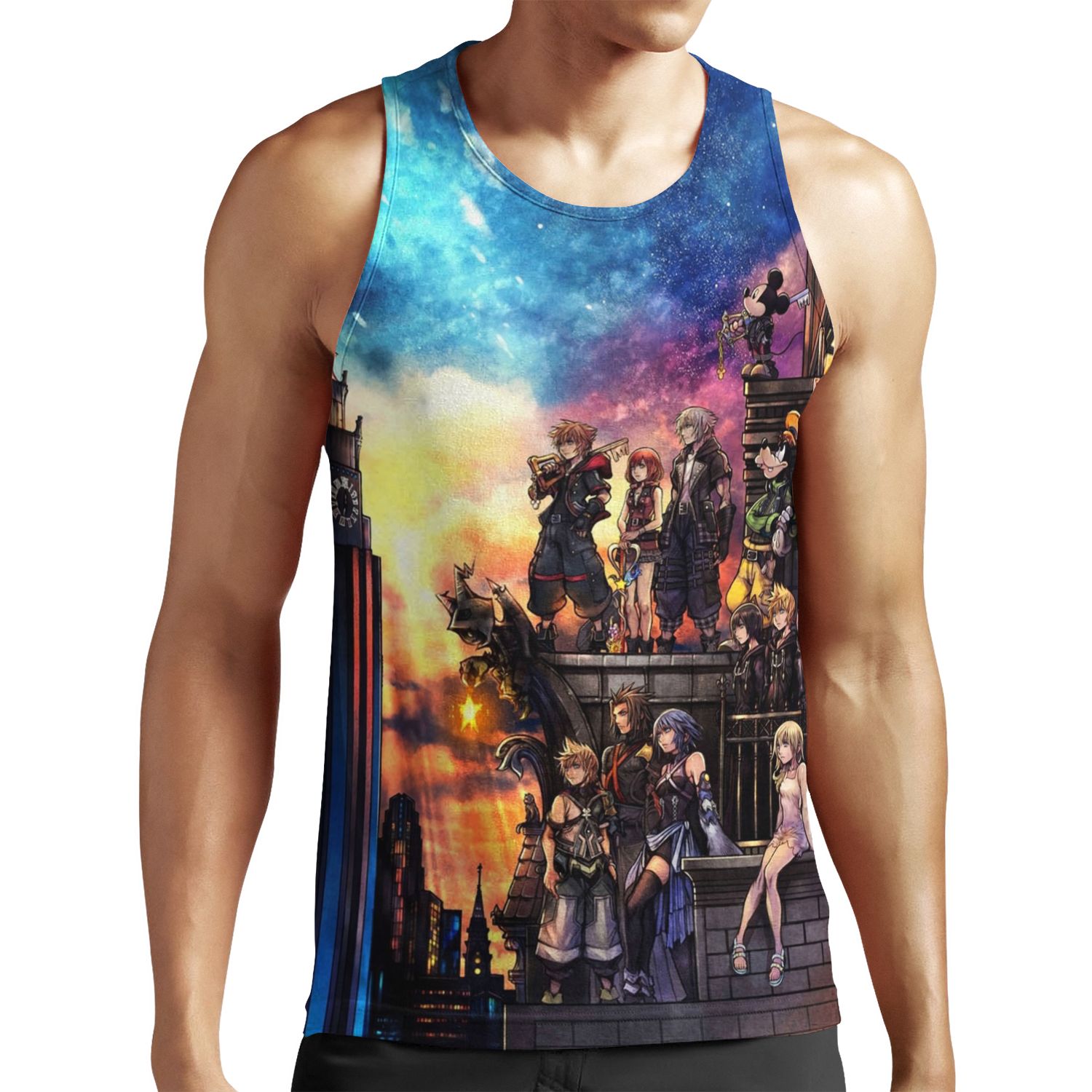 Kingdom Hearts 3 Cover All-over-print Unisex Tank Top