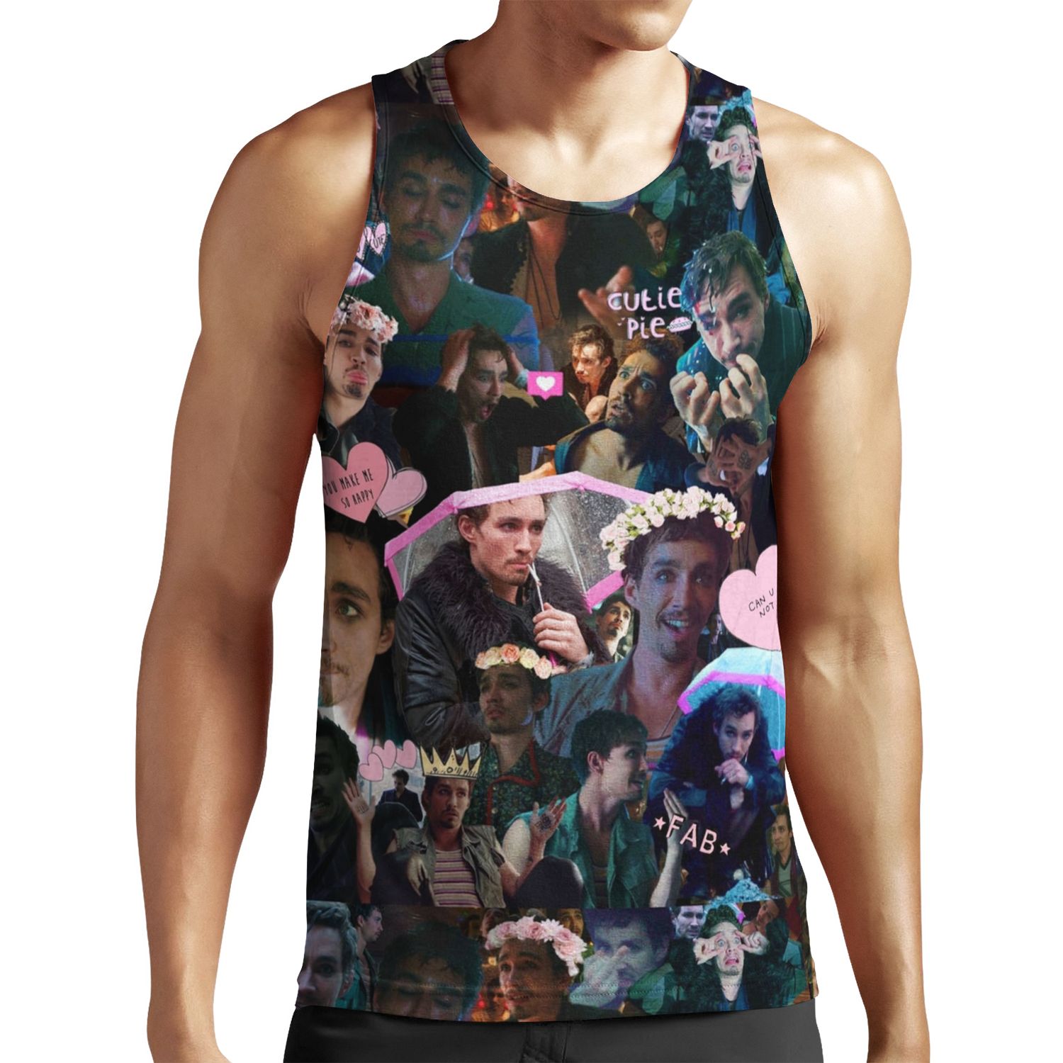 Klaus Hargreeves Collage All-over-print Unisex Tank Top
