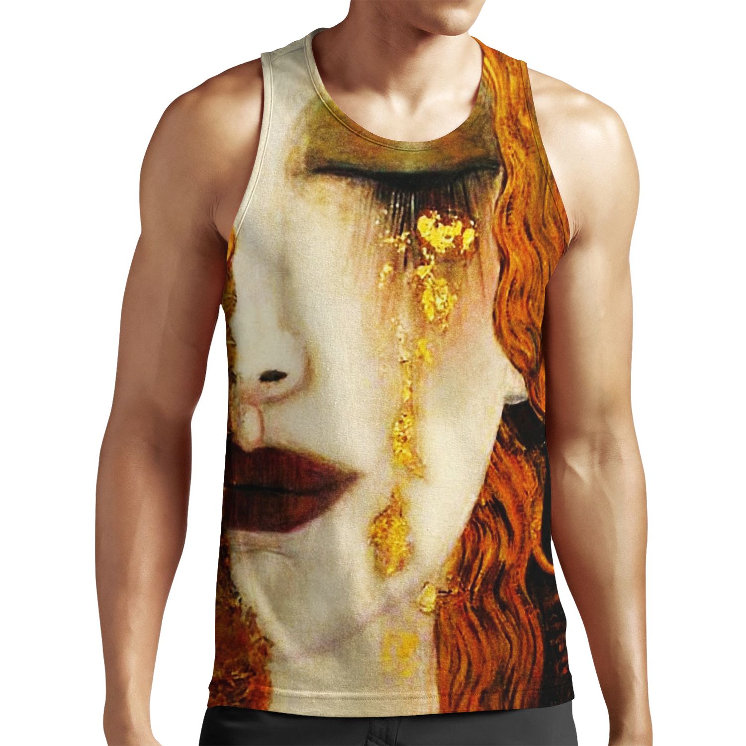 Klimt Golden Tears All-over-print Unisex Tank Top