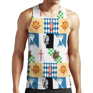 Knights From The Round Holy Grail Tabel All-over-print Unisex Tank Top