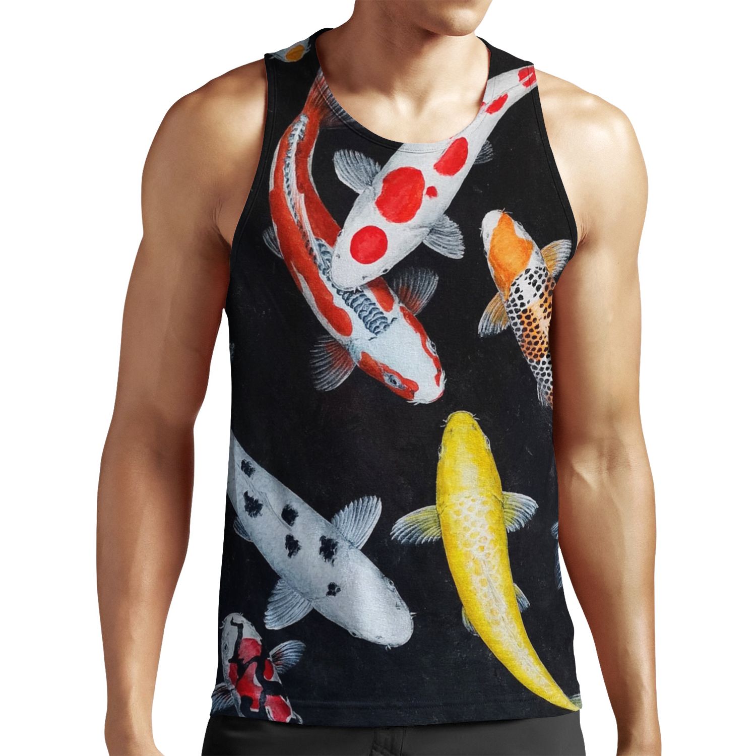Koi Lucky Mix All-over-print Unisex Tank Top