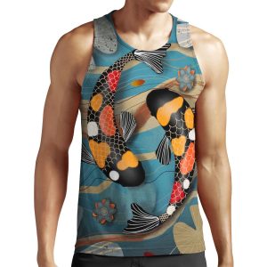 Koi Watergarden All-over-print Unisex Tank Top