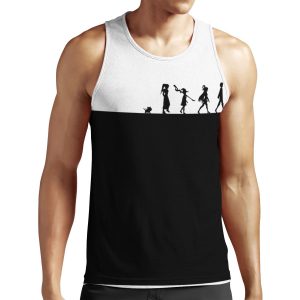 Konosuba Shadow All-over-print Unisex Tank Top
