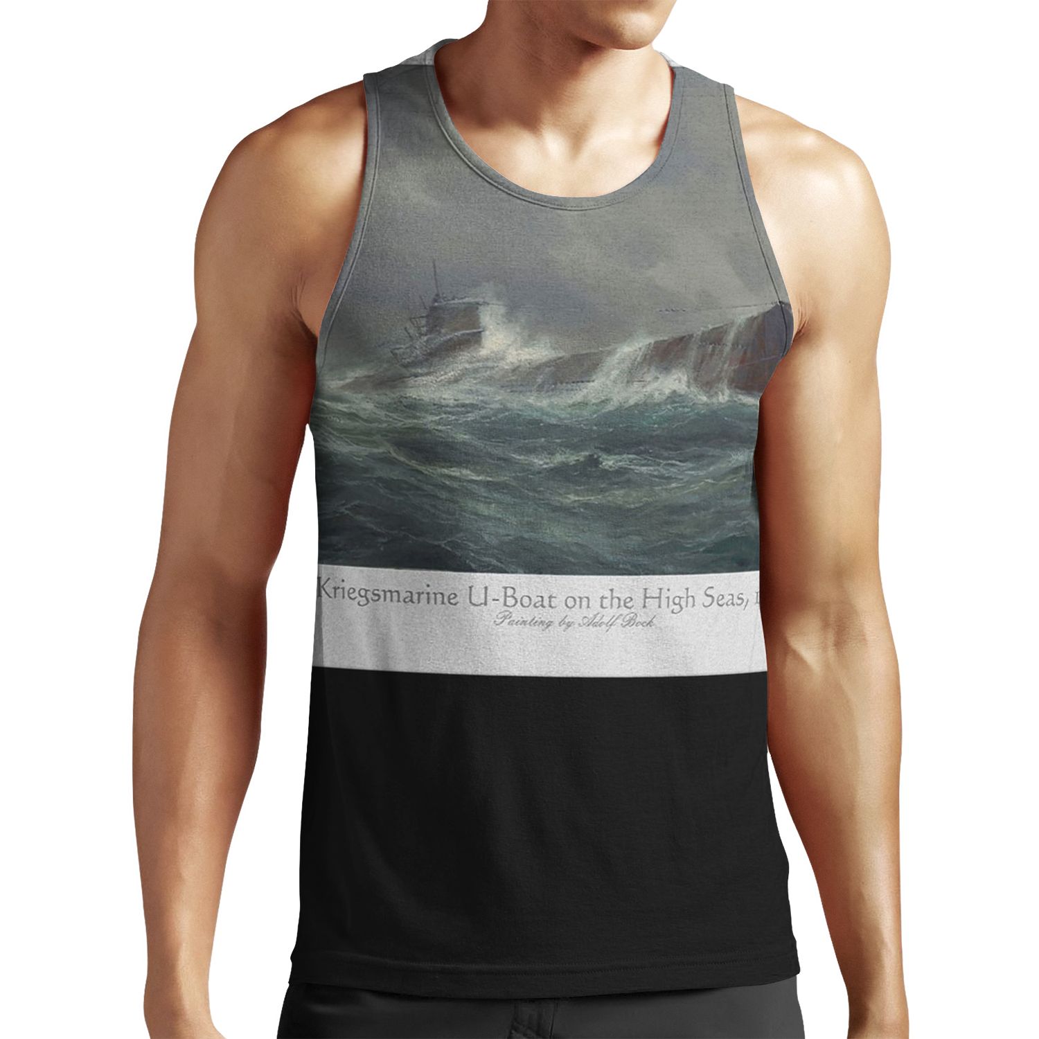Kriegsmarine U Boat On The High Seas 1943 All-over-print Unisex Tank Top