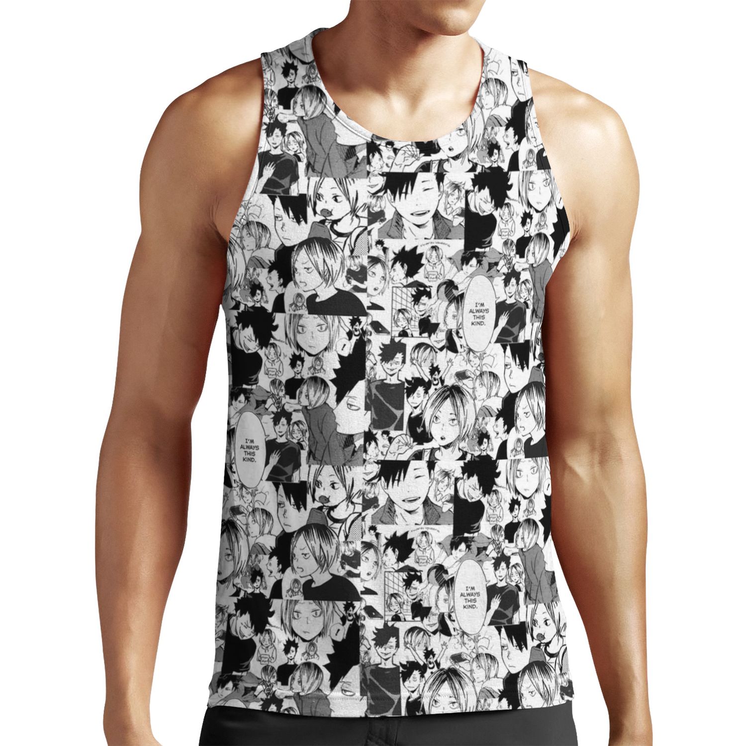 Kuroo X Kenma Collage All-over-print Unisex Tank Top