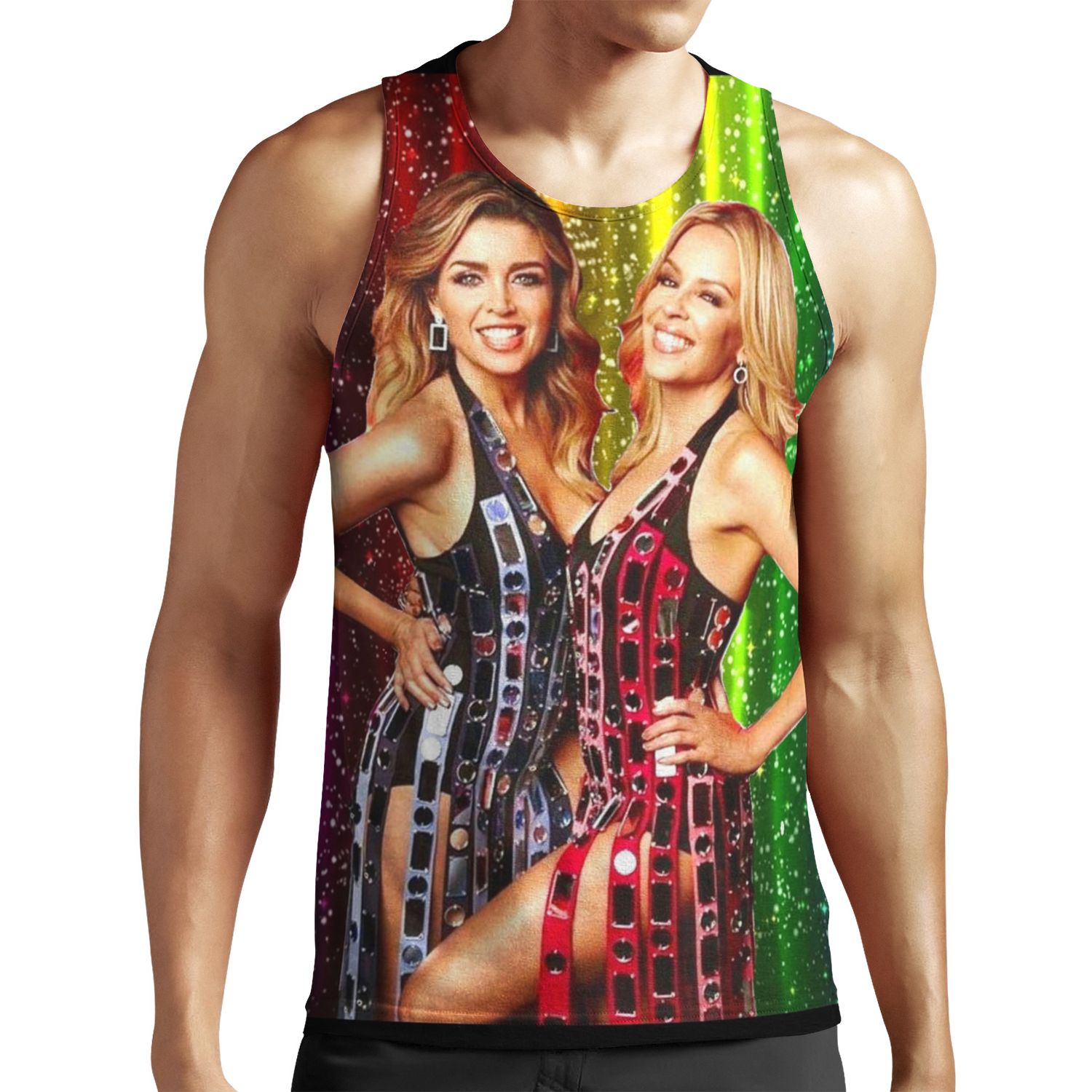 Kylie Minogue And Dannii Minogue 100 Degrees Summer Of Pride All-over-print Unisex Tank Top