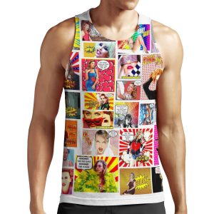 Kylie Minogue Even More Pow Wow K35 All-over-print Unisex Tank Top