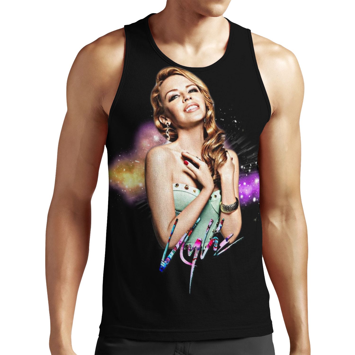 Kylie Minogue Galaxy All-over-print Unisex Tank Top