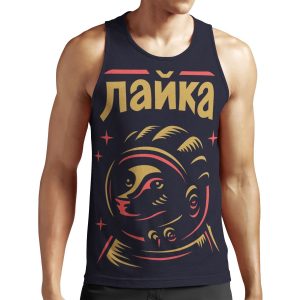 Laika All-over-print Unisex Tank Top