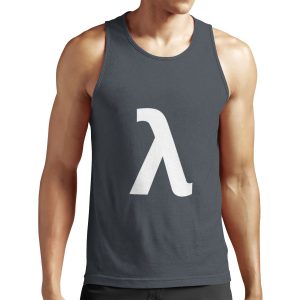 Lambda All-over-print Unisex Tank Top