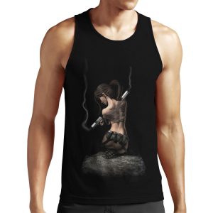 Lara Croft Legend All-over-print Unisex Tank Top