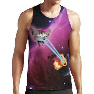 Laser Cat Destroyer Of Planets All-over-print Unisex Tank Top