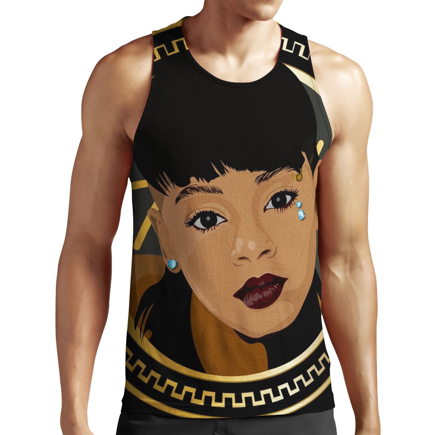 Left Eye Deadfamous Tlc All-over-print Unisex Tank Top