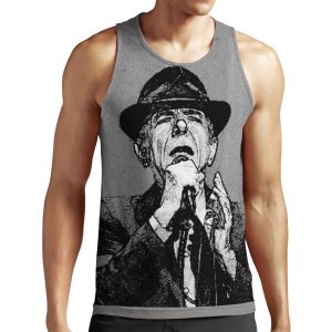 Leonard Cohen All-over-print Unisex Tank Top