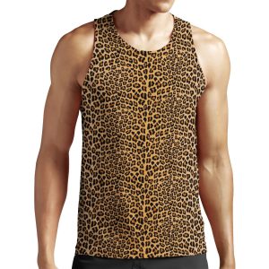 Leopard Print All-over-print Unisex Tank Top