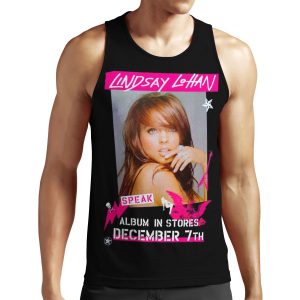 Lindsay Lohan Speak Design All-over-print Unisex Tank Top