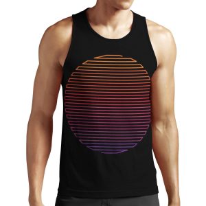 Linear Light All-over-print Unisex Tank Top