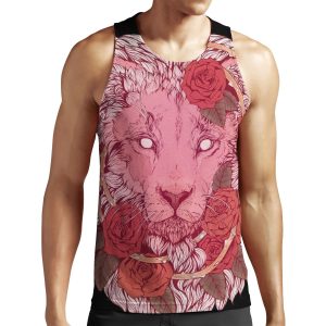 Lion Of Roses All-over-print Unisex Tank Top