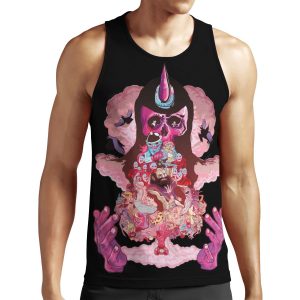 Lisa The Painful All-over-print Unisex Tank Top
