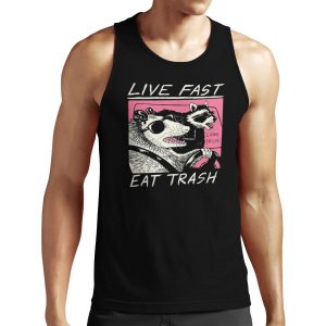 Live Fast Eat Trash All-over-print Unisex Tank Top