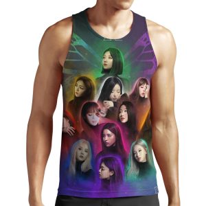 Loona %Ec%9D%B4%Eb%8B%Ac%Ec%9D%98 %Ec%86%8C%Eb%85%80 Fanart Butterfly Kpop All-over-print Unisex Tank Top