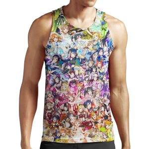 Love Live Rainbow All-over-print Unisex Tank Top