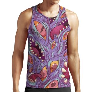 Lovecraftian Pattern All-over-print Unisex Tank Top