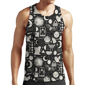 Lunar Pattern Eclipse All-over-print Unisex Tank Top