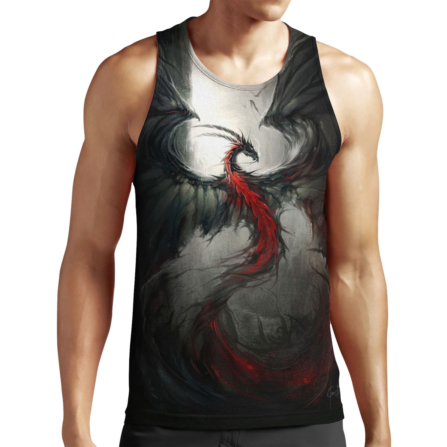 M%C3%B8At Tarvaa Art By Elian Black Mor All-over-print Unisex Tank Top
