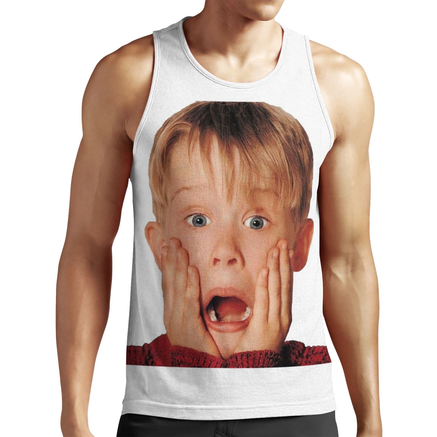 Macauly Culkin From Home Alone All-over-print Unisex Tank Top