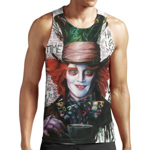 Mad Hatter All-over-print Unisex Tank Top