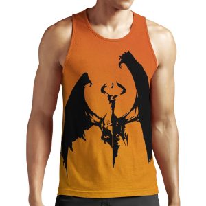 Magic Planeswalker Profile Nicol Bolas Abstract All-over-print Unisex Tank Top