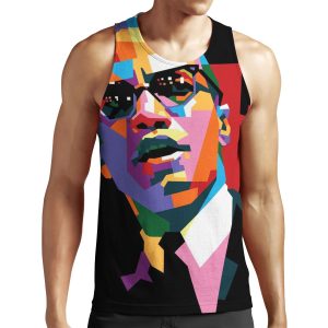 Malcolm X All-over-print Unisex Tank Top