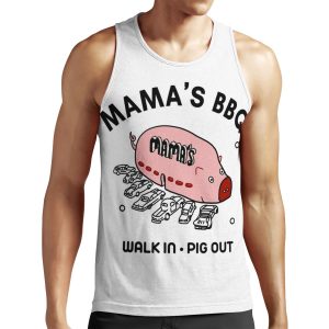 Mama S Bbq Always Sunny In Philadelphia Walk In Pig Out All-over-print Unisex Tank Top